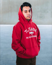 SUDADERA TIJUANA 1889 - CHERRY