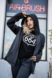 CHAMARRA DEPORTIVA - GRIS