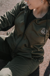 CHAMARRA DEPORTIVA - VERDE OLIVO