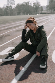 JOGGER DEPORTIVO - VERDE OLIVO