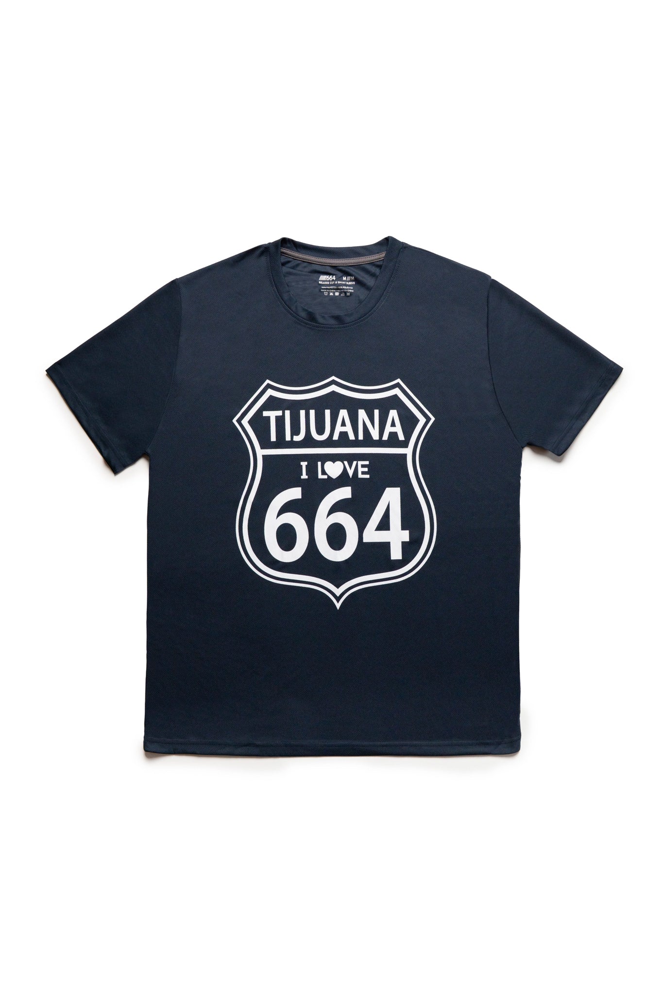 PLAYERA DRY FIT 664 - LOGO GRANDE
