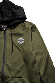CHAMARRA DEPORTIVA - VERDE OLIVO