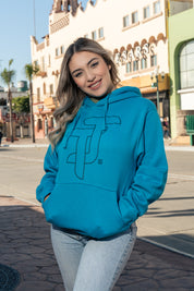 SUDADERA TJ - TURQUESA