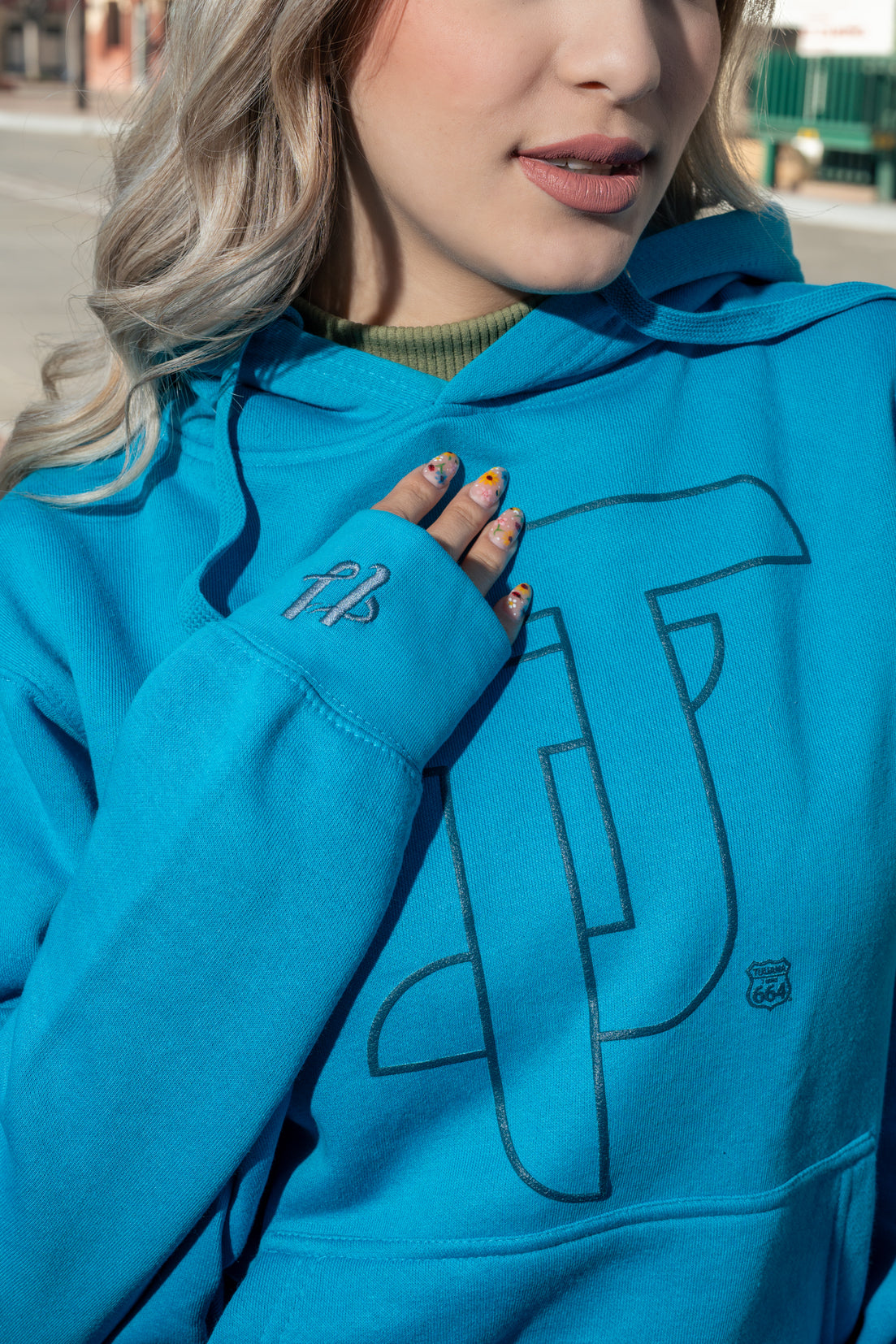 SUDADERA TJ - TURQUESA