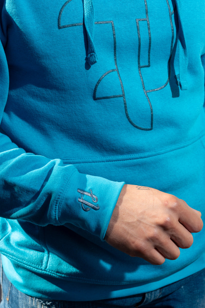 SUDADERA TJ - TURQUESA