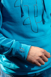 SUDADERA TJ - TURQUESA