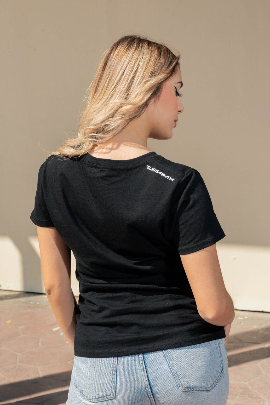 PLAYERA MUJER CARDIO - NEGRO
