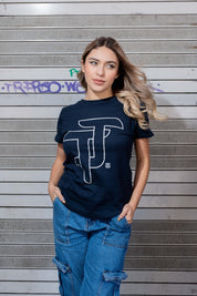 PLAYERA MUJER TJ - AZUL MARINO