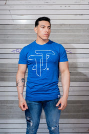 PLAYERA HOMBRE TJ - AZUL REY