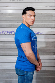 PLAYERA HOMBRE TJ - AZUL REY
