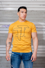 PLAYERA HOMBRE TJ - MOSTAZA