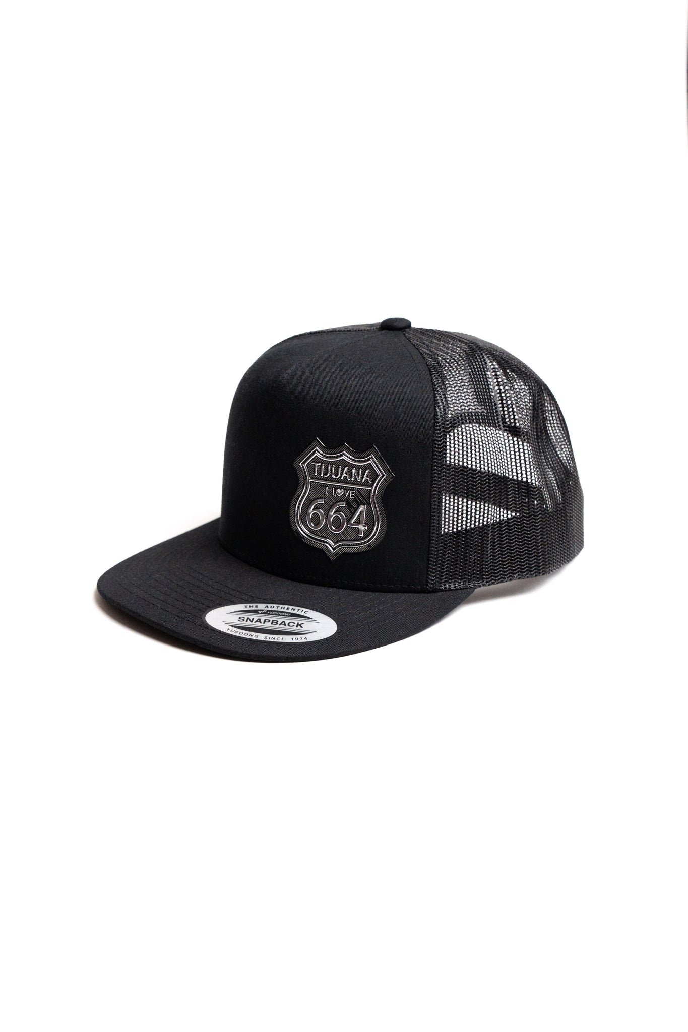 GORRA PLANA 664 TIJUANA - NEGRA