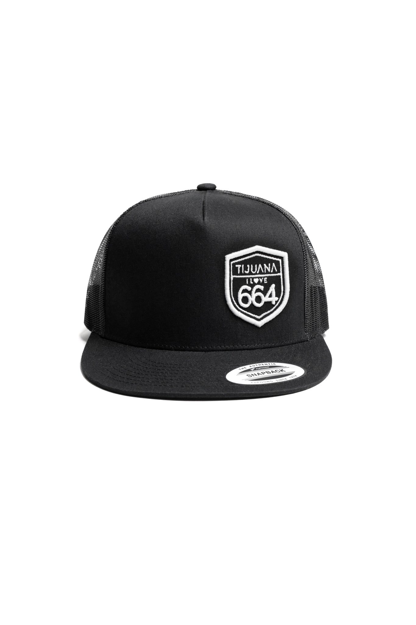 GORRA PLANA  664 TIJUANA - NEGRA