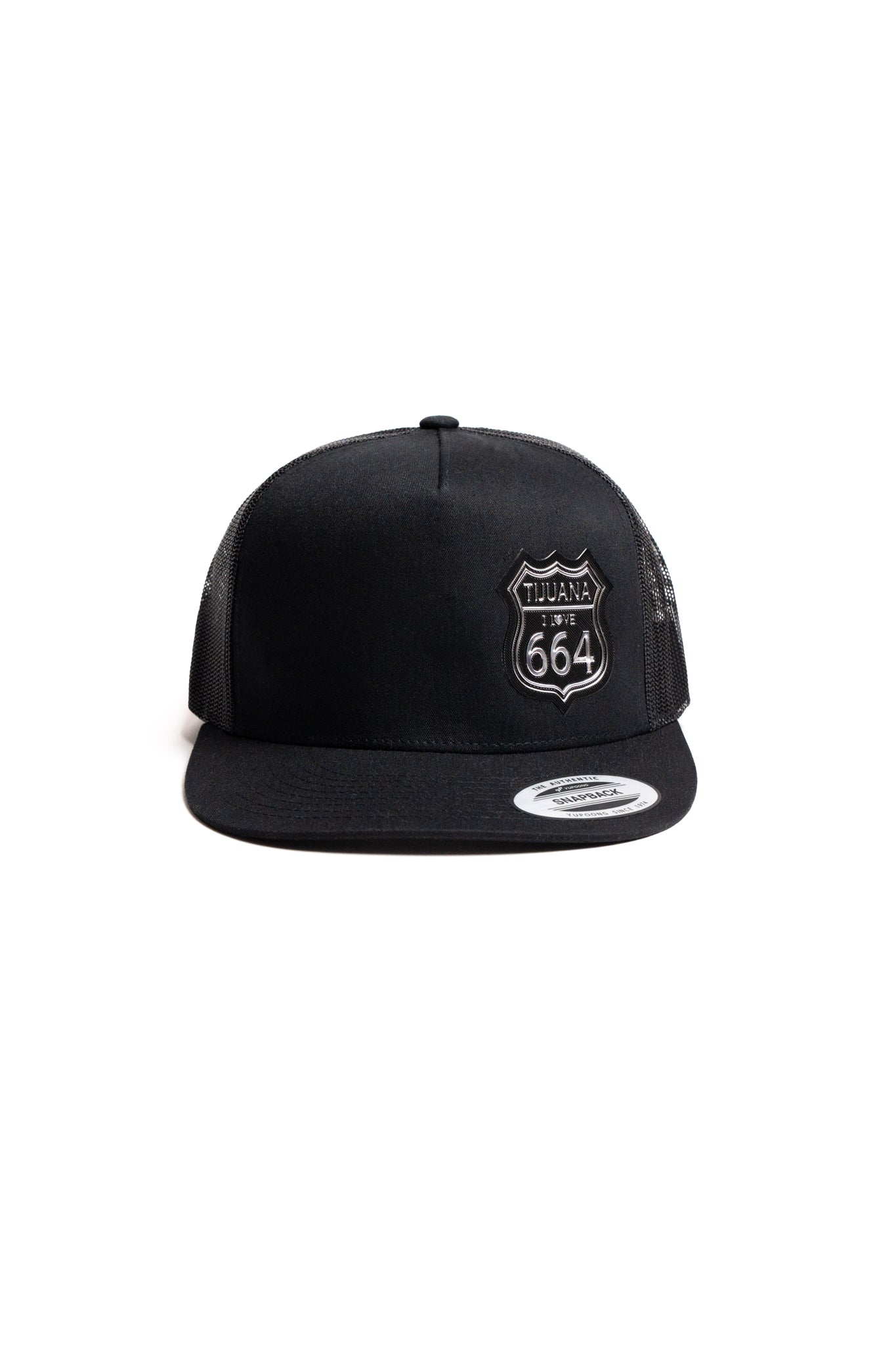 GORRA PLANA 664 TIJUANA - NEGRA