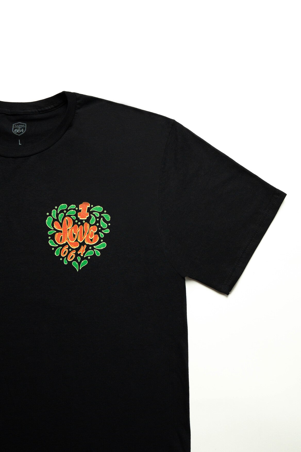 PLAYERA ARTÍSTICA - I LOVE TJ FLORAL