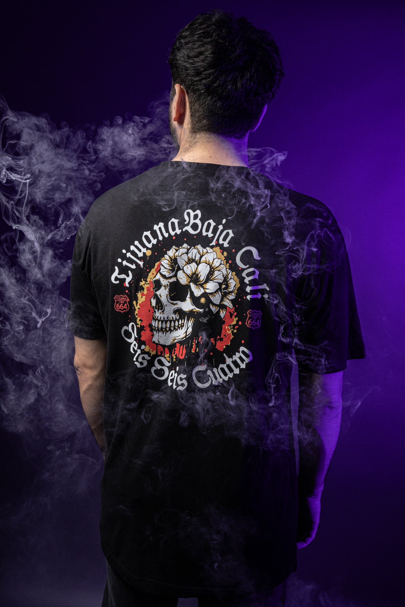 PLAYERA SKULL SEIS SEIS CUATRO