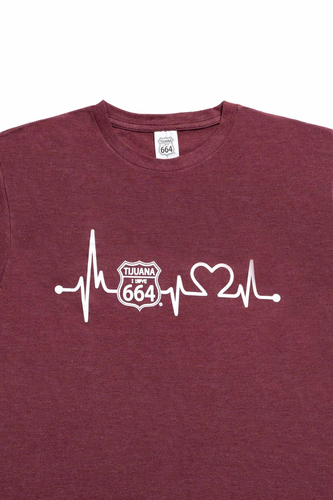 PLAYERA HOMBRE CARDIO - GUINDA