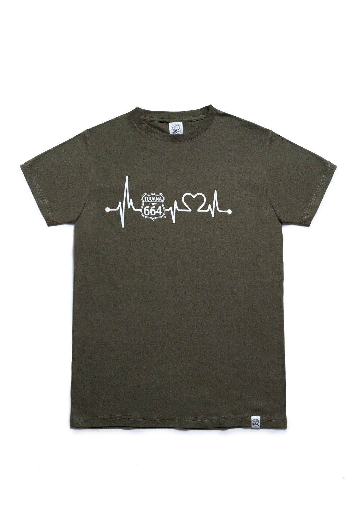 PLAYERA HOMBRE CARDIO - VERDE MILITAR