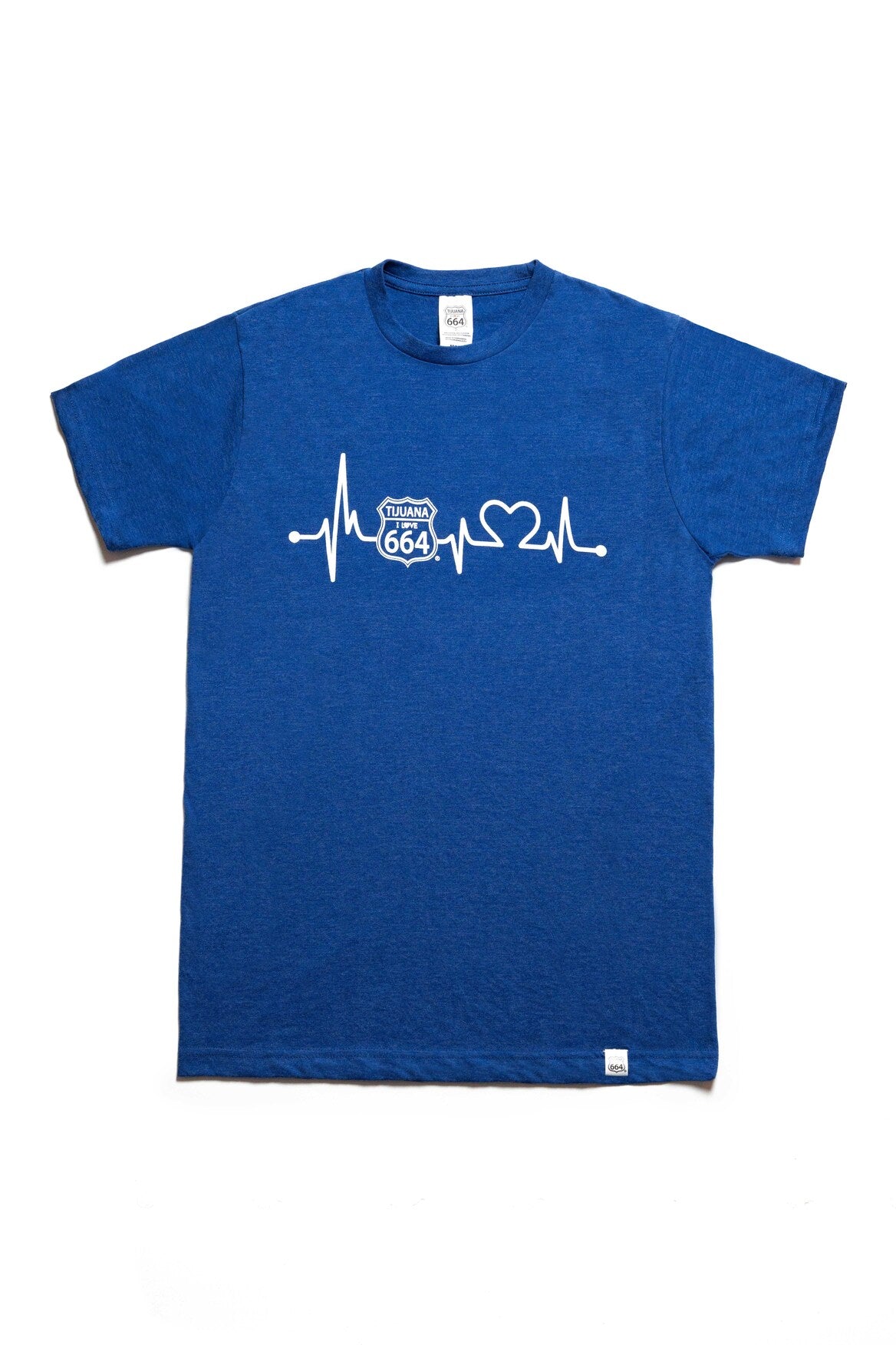 PLAYERA DE HOMBRE CARDIO - AZUL REY