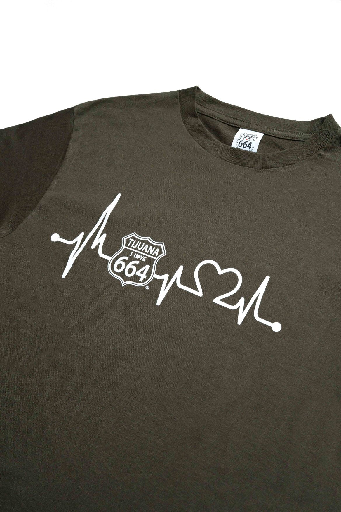 PLAYERA HOMBRE CARDIO - VERDE MILITAR