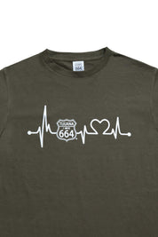 PLAYERA HOMBRE CARDIO - VERDE MILITAR