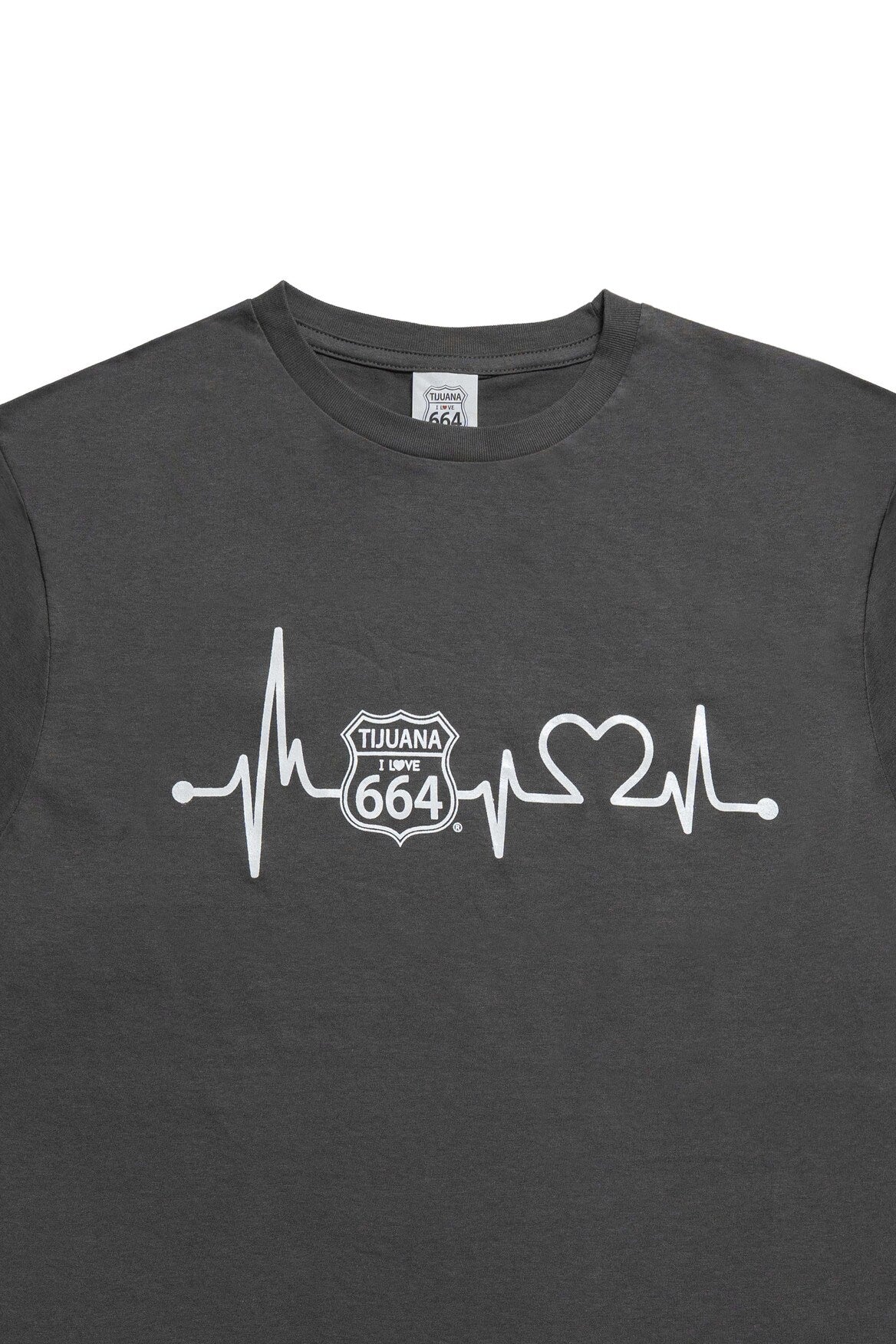 PLAYERA DE HOMBRE CARDIO - GRIS PLOMO