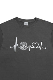 PLAYERA DE HOMBRE CARDIO - GRIS PLOMO