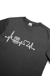 PLAYERA DE HOMBRE CARDIO - GRIS PLOMO