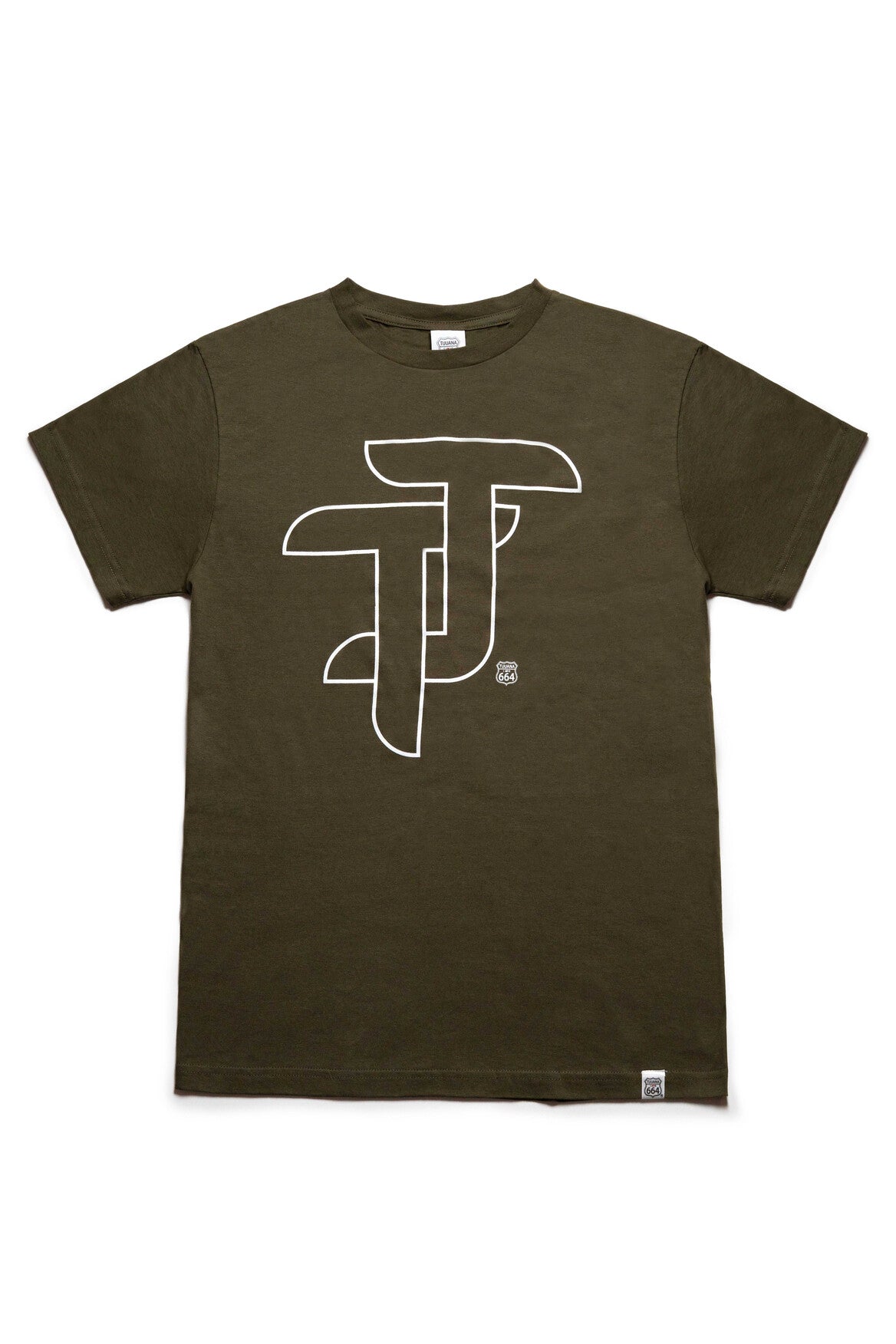 PLAYERA HOMBRE TJ - VERDE MILITAR