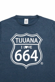 PLAYERA HOMBRE TIJUANA 664 - AZUL
