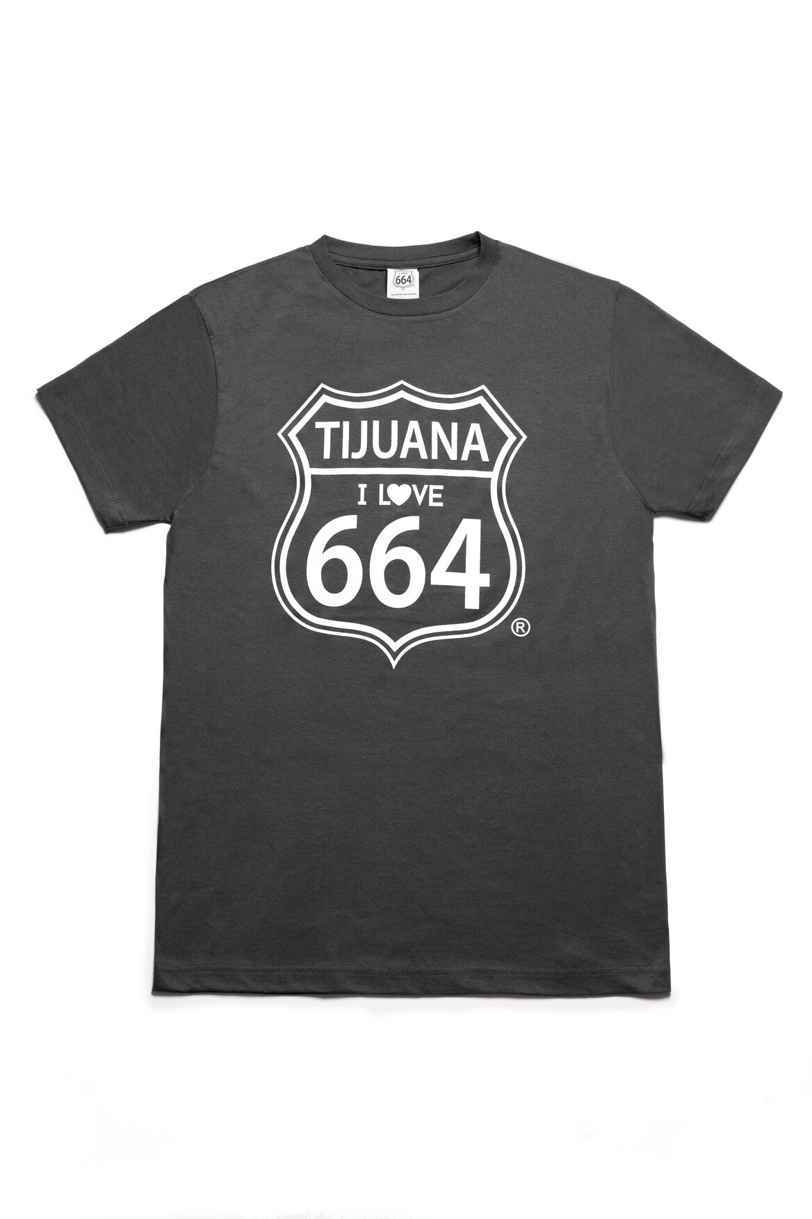 PLAYERA HOMBRE TIJUANA 664 - GRIS