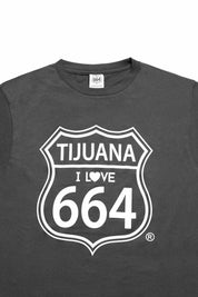 PLAYERA HOMBRE TIJUANA 664 - GRIS