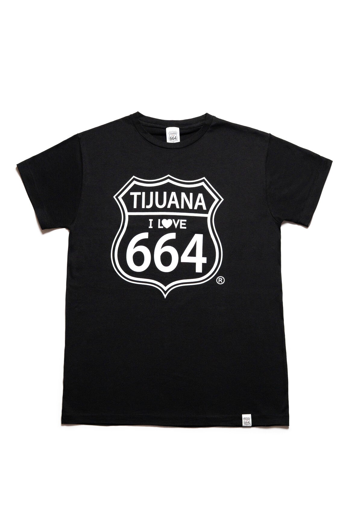 PLAYERA HOMBRE TIJUANA 664 - NEGRO