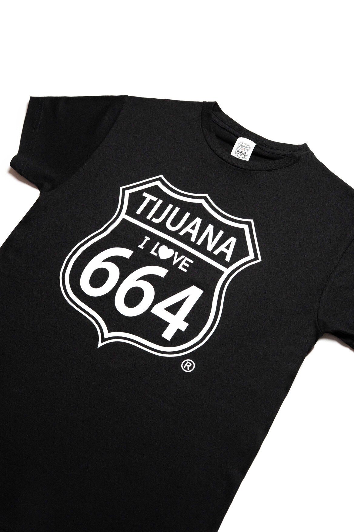 PLAYERA HOMBRE TIJUANA 664 - NEGRO