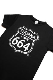 PLAYERA HOMBRE TIJUANA 664 - NEGRO