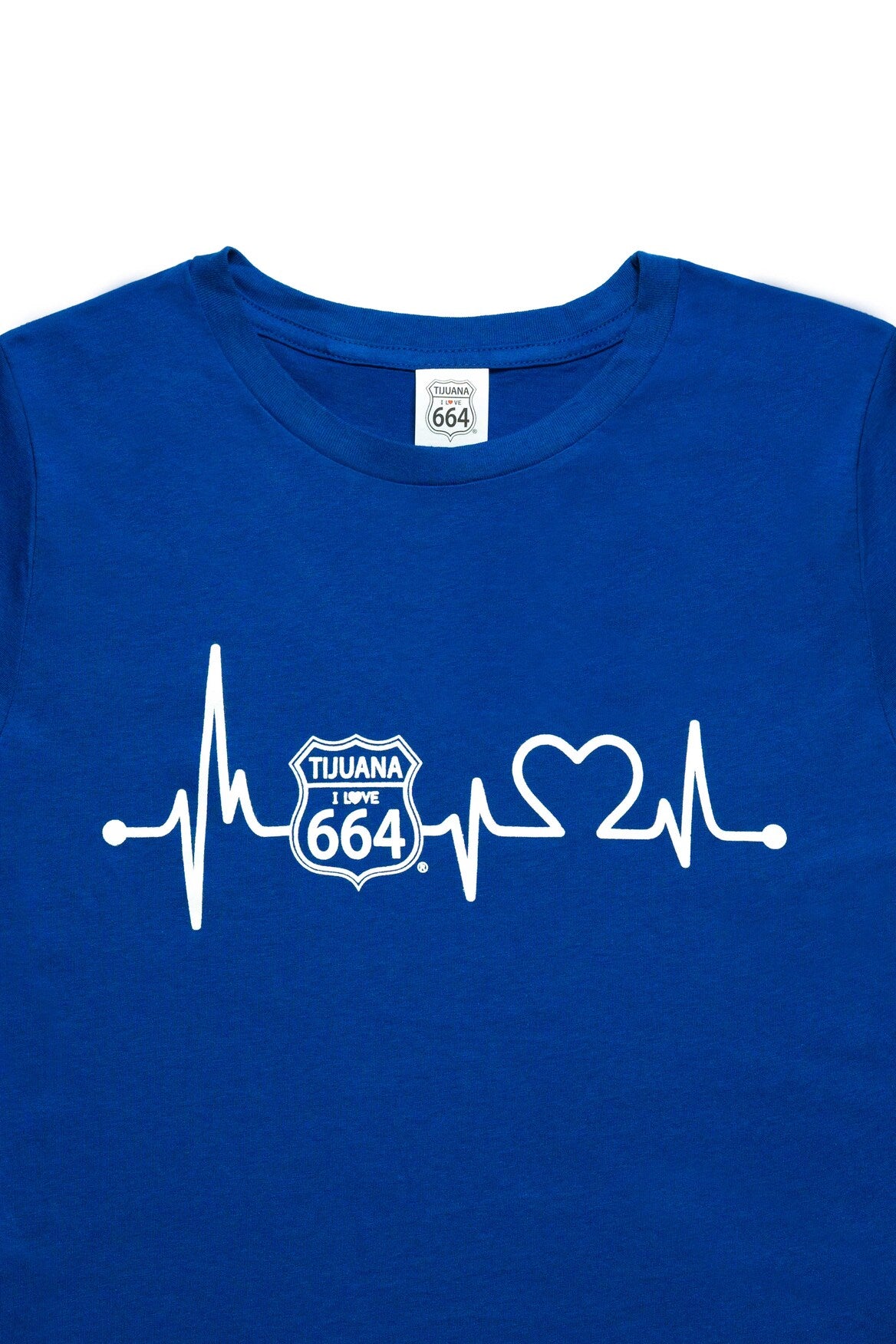 PLAYERA MUJER  CARDIO - AZUL REY