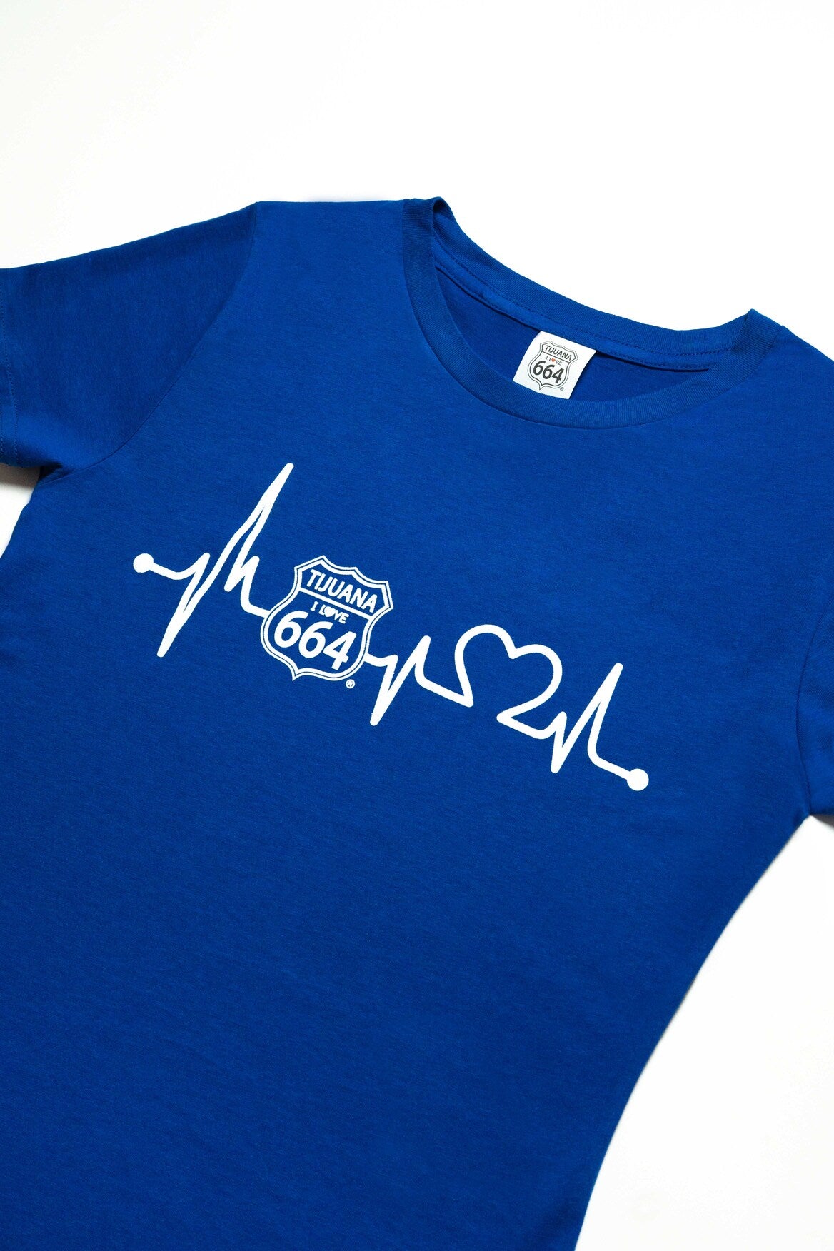 PLAYERA MUJER  CARDIO - AZUL REY