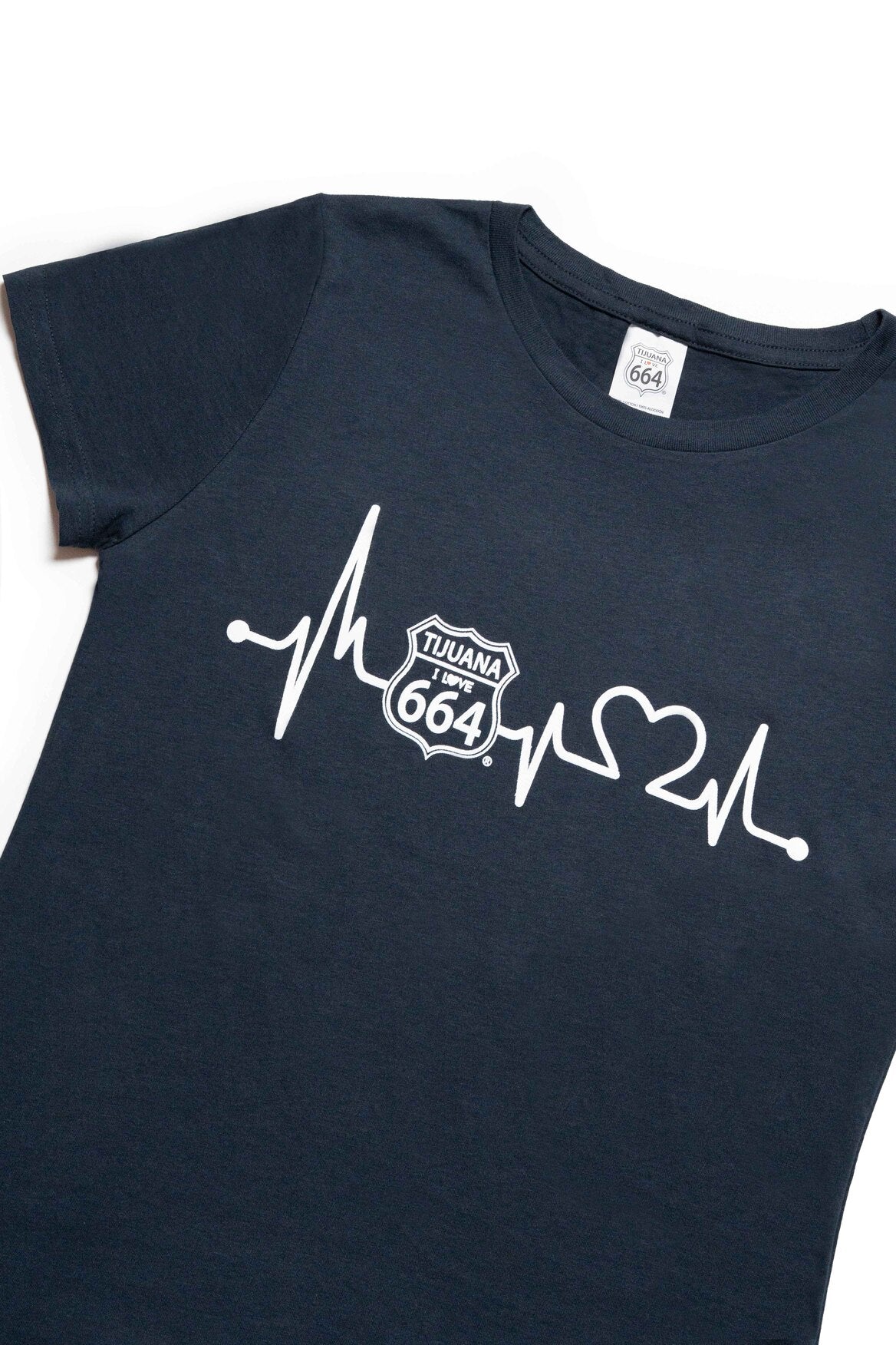 PLAYERA MUJER CARDIO - AZUL MARINO