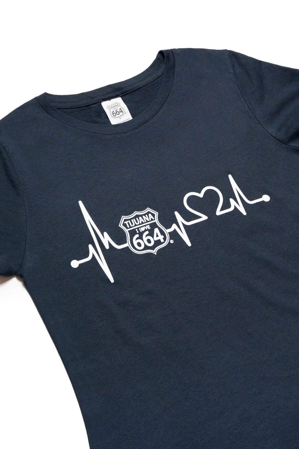 PLAYERA MUJER CARDIO - AZUL MARINO