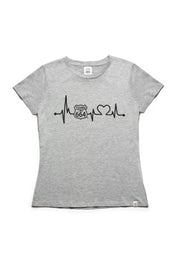 PLAYERA MUJER CARDIO - GRIS