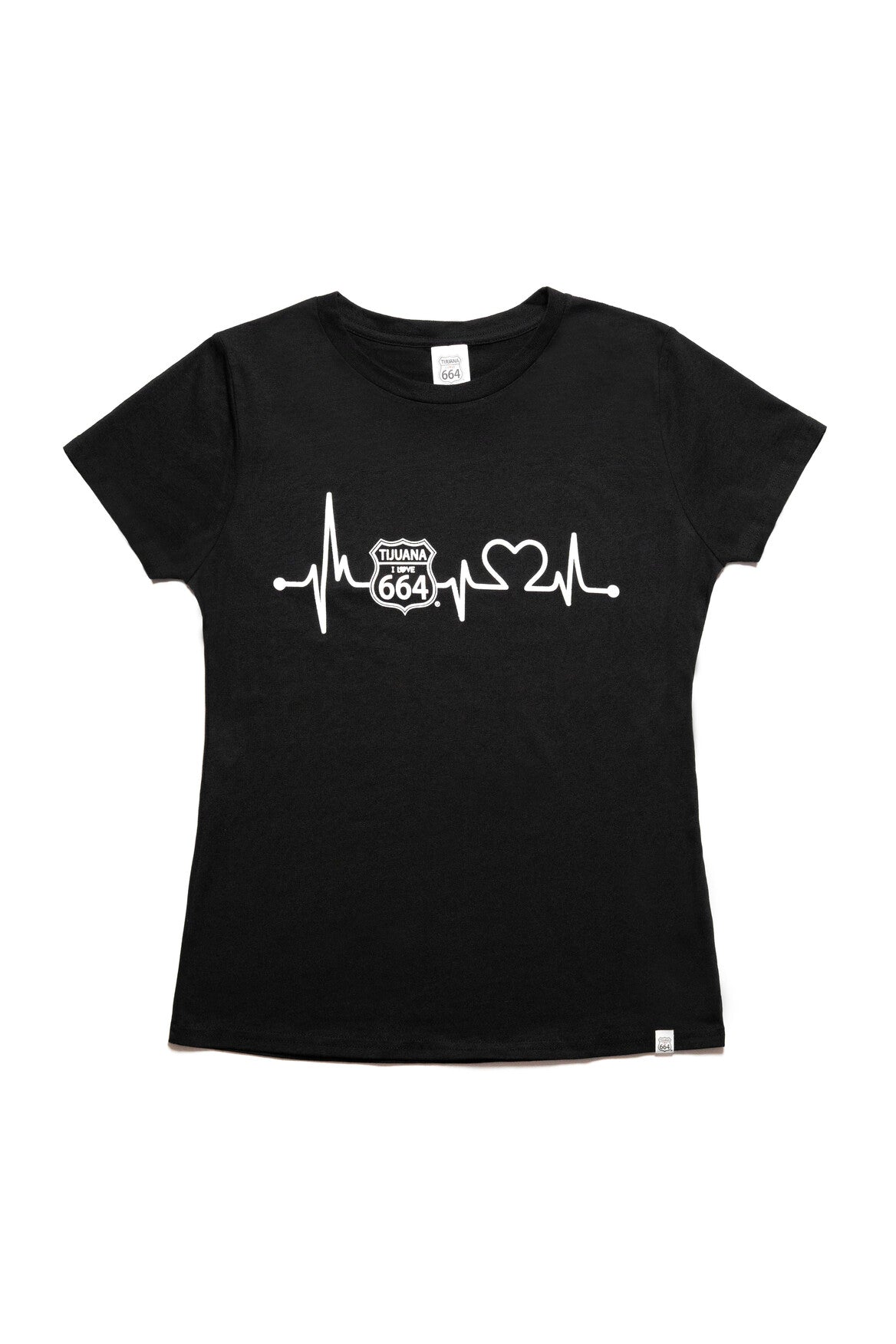 PLAYERA MUJER CARDIO - NEGRO