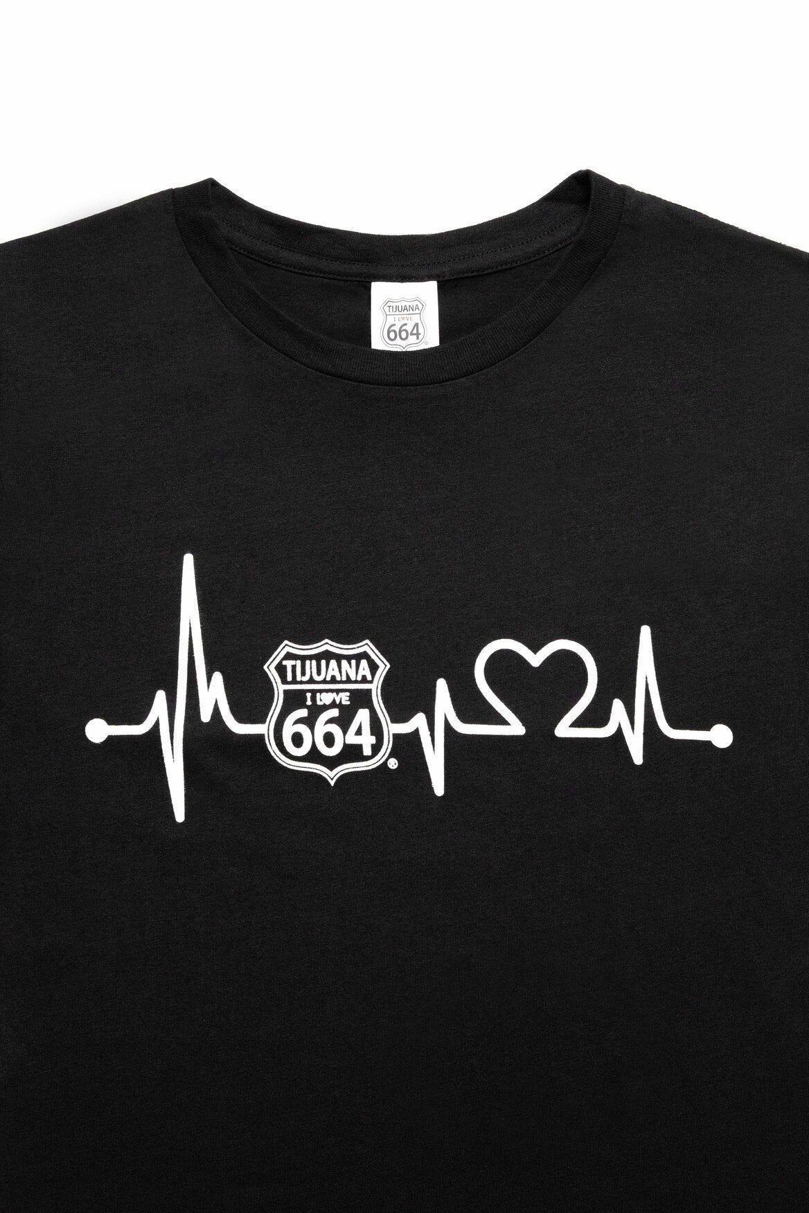 PLAYERA MUJER CARDIO - NEGRO