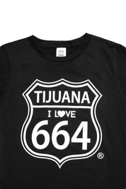 PLAYERA MUJER TIJUANA 664 - NEGRO