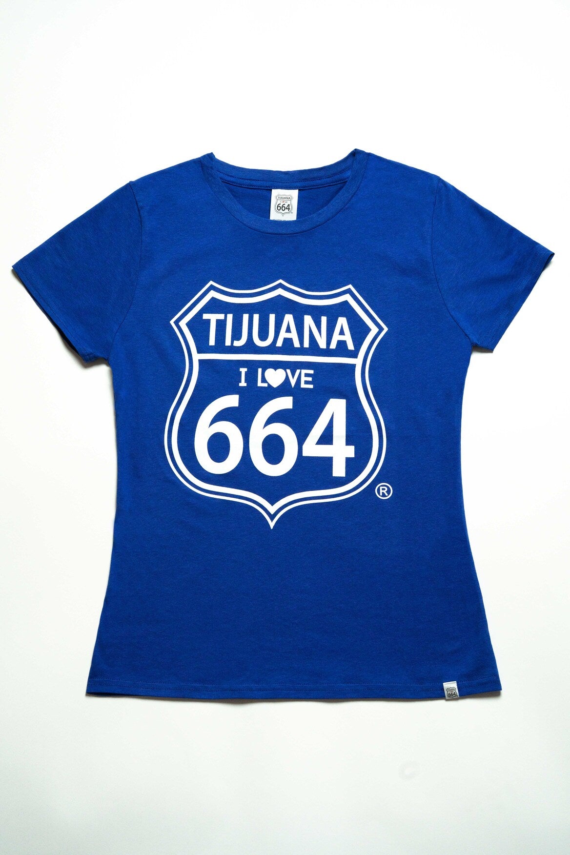 PLAYERA MUJER TIJUANA 664 - AZUL REY