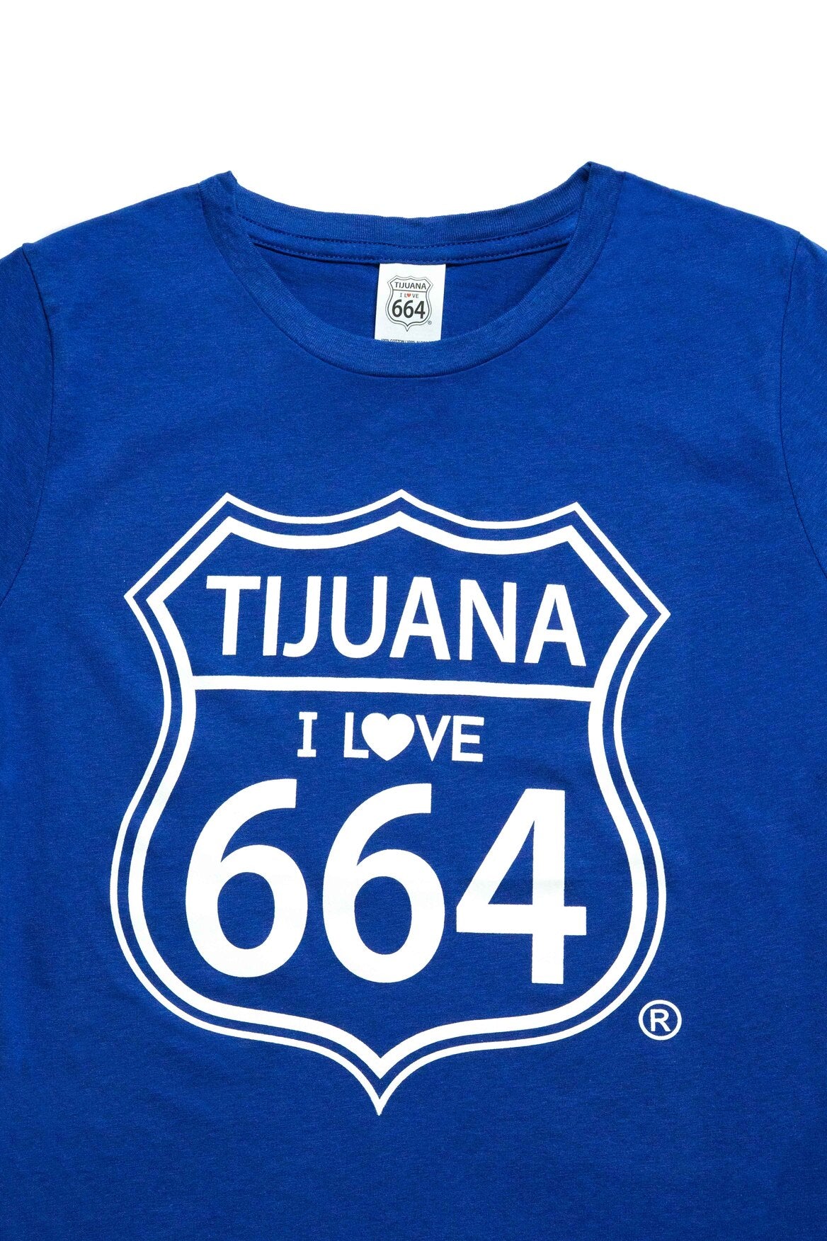 PLAYERA MUJER TIJUANA 664 - AZUL REY