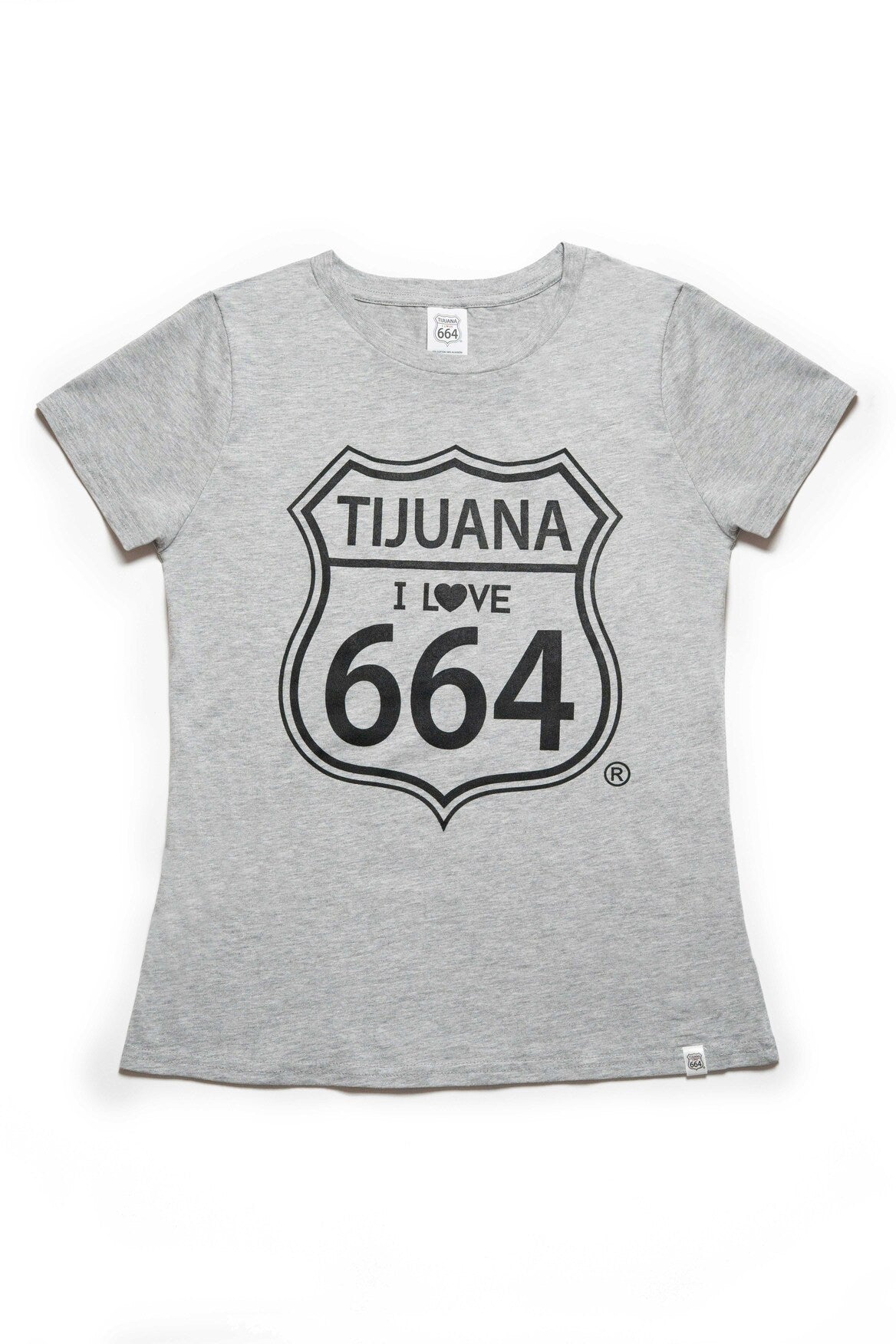 PLAYERA MUJER TIJUANA 664 - GRIS