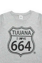 PLAYERA MUJER TIJUANA 664 - GRIS