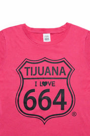 PLAYERA MUJER TIJUANA 664 - ROSA