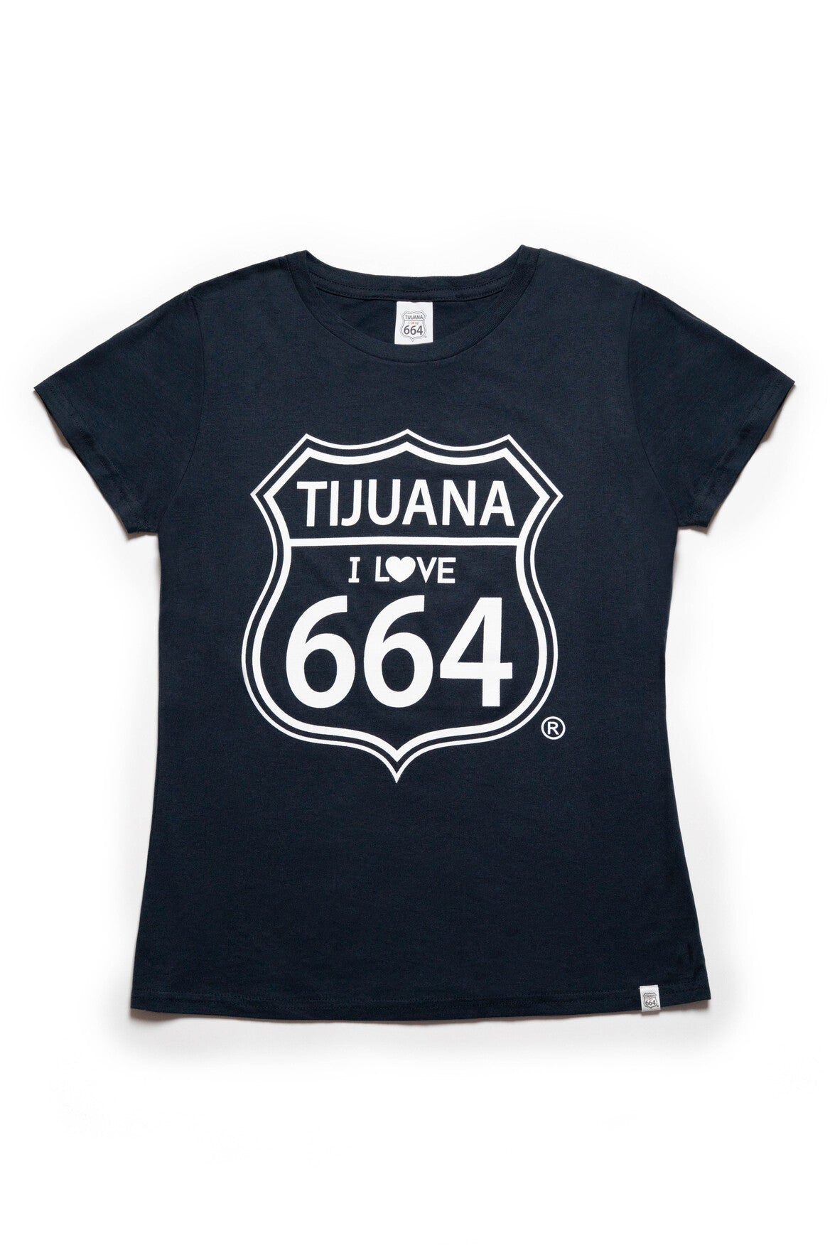 PLAYERA MUJER TIJUANA 664 - AZUL MARINO