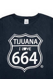 PLAYERA MUJER TIJUANA 664 - AZUL MARINO